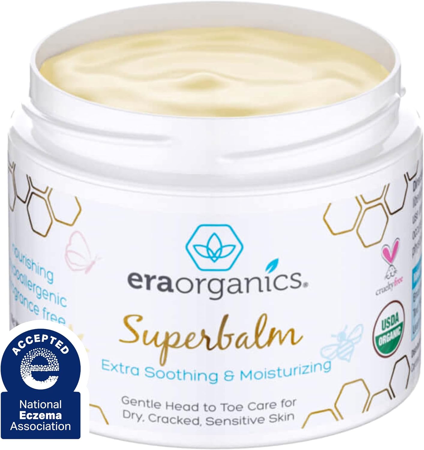 Era Organics Healing Ointment for Babies - USDA Certified Organic Natural Moisturizer Gentle on
