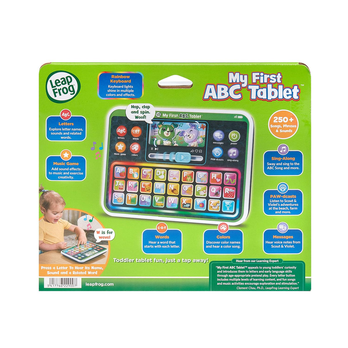 LeapFrog My First ABC Tablet Toddler Learning Toy