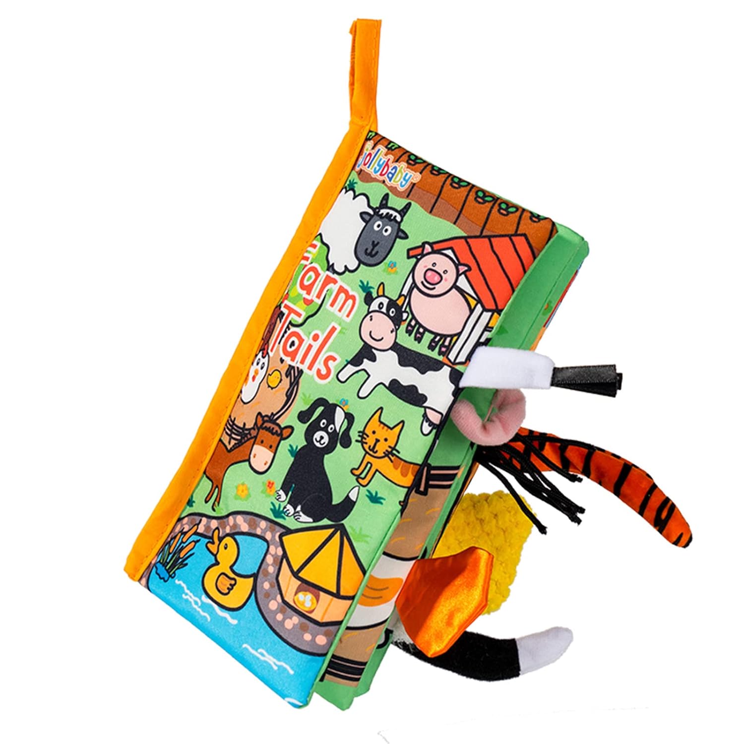 Jollybaby Baby Cloth Books, Touch & Feel Crinkle Soft Books, for Infants Babies, Toddler Early