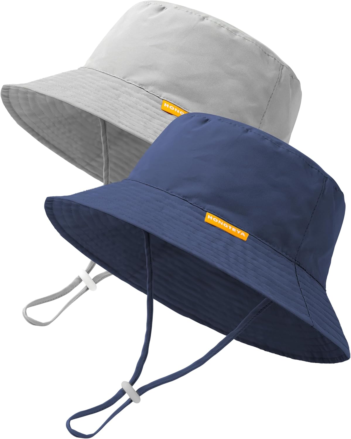 Baby Sun Hat Kids Summer UPF 50+ Toddler Bucket Hat Wide Brim Adjustable Beach Hats for Boys Girls