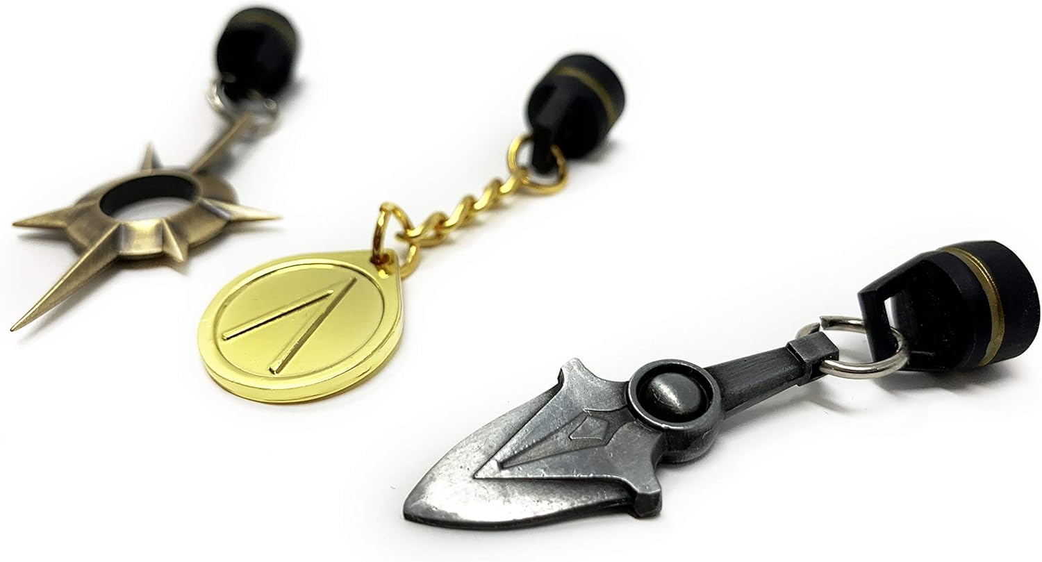 Citadel Black Mini Desktop Buddy - 3 Pack - Magnetic Metal Gaming Accessory with Drawstring Bag