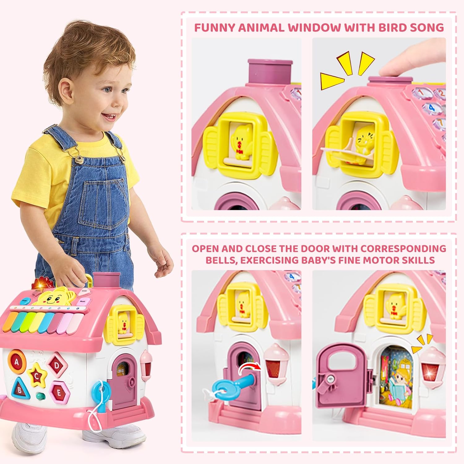 Marstone Toddler Toys for 1 Year Old Girl Gifts: First 1st Birthday Gifts for Girls and Boys