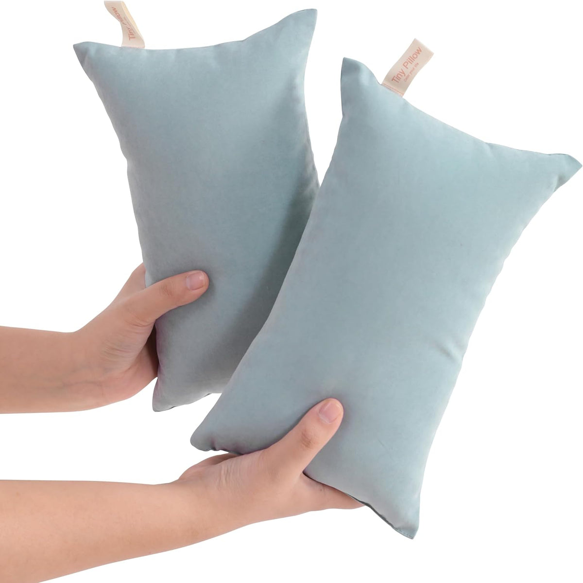 NTBAY Tiny Pillows, Down Alternative 7"x11" Microfiber Mini Pillows for Travel, Pets, Soft Machine