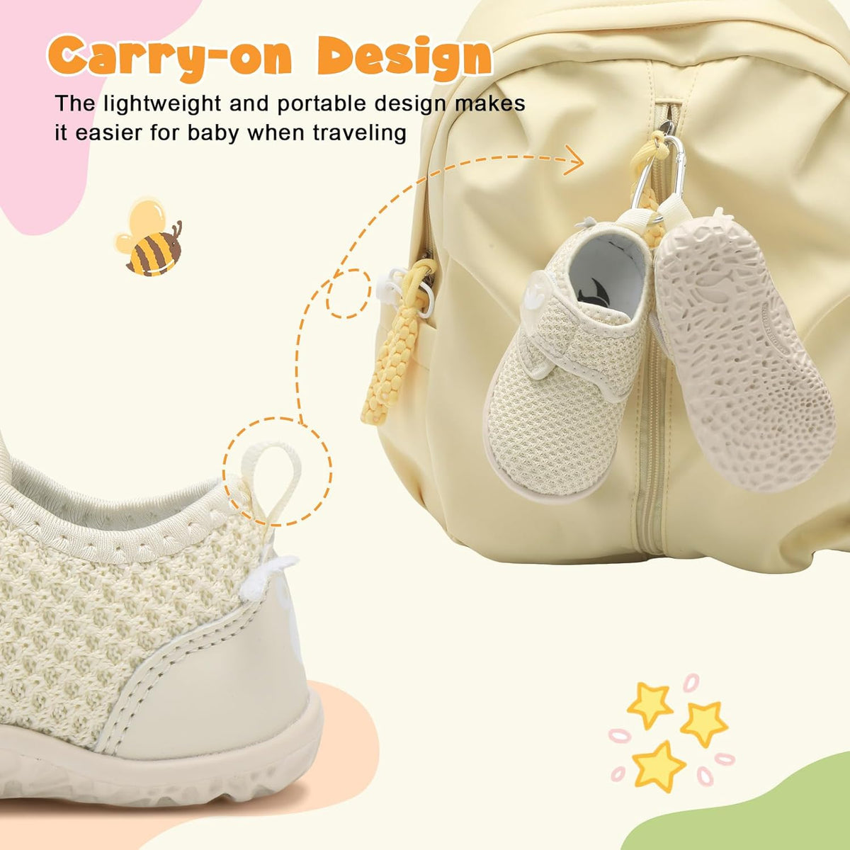 FEETCITY Baby Walking Shoes Barefoot Baby Shoes Infant Sneakers Newborn Crib Shoe Lightweight