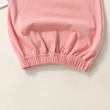 AMAWMW Newborn Baby Girl Little Sister Sleeper Gown Stripe Long Sleeve Nightgown Pajamas Gifts