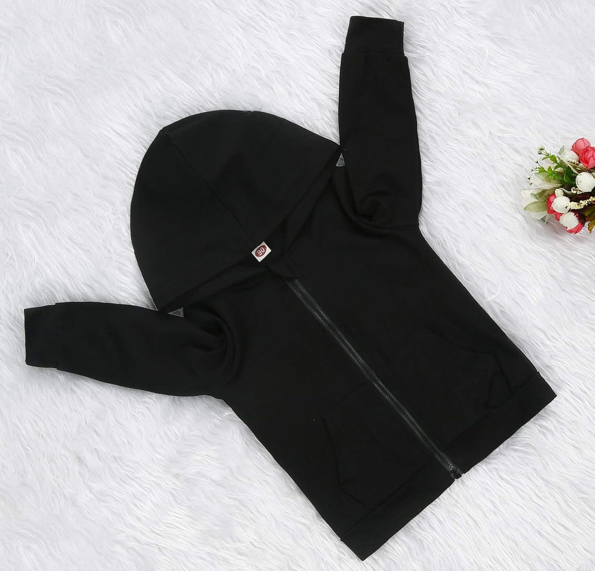 Imcute Baby Zip Up Hoodie, Unisex inflant Toddler Long Sleeve Sweatshirts Lightweight Jacket Hooded