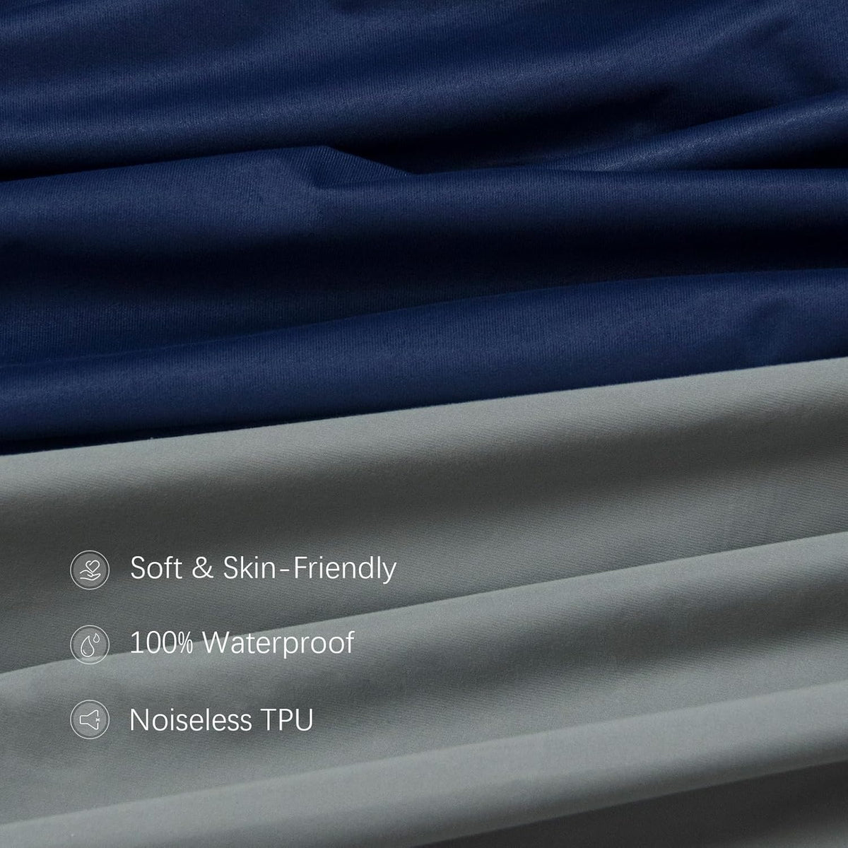 Crib Sheets Waterproof 2 Pack, Crib Mattress Protector, Toddler Fitted Crib Sheet Neutral, Ultra