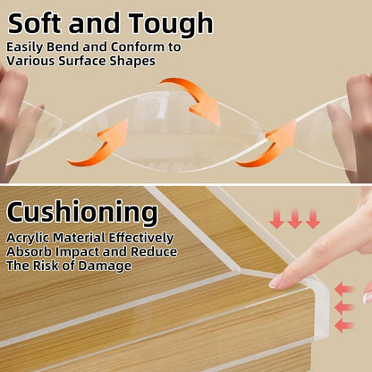 Clear Edge Protector,Safe Corner Protector, Anti-Sharp Edge Protector, for Furniture, Drawers