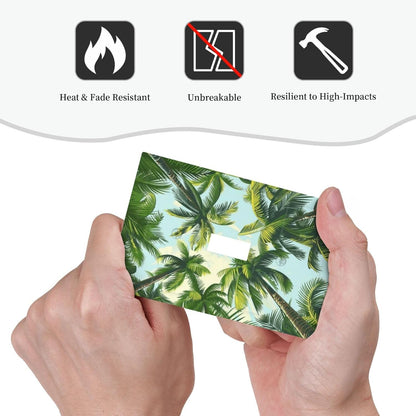 Summer Sky Coconut Palms Trees Green Plants Leaf Decorative Light Switch Cover 1 Gang Single Toggle