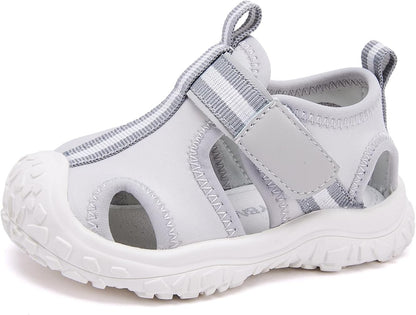 BMCiTYBM Baby Boy Girl Closed Toe Summer Sandals Lightweight Shoes Infant Non-Slip First Walking