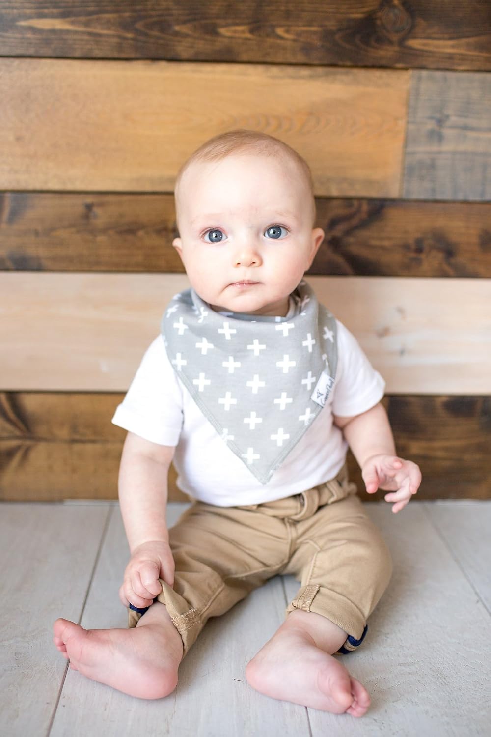 Copper Pearl 6 Pack Soft Cotton Baby Bibs for Drooling and Teething, Absorbent Drool Bibs for Baby