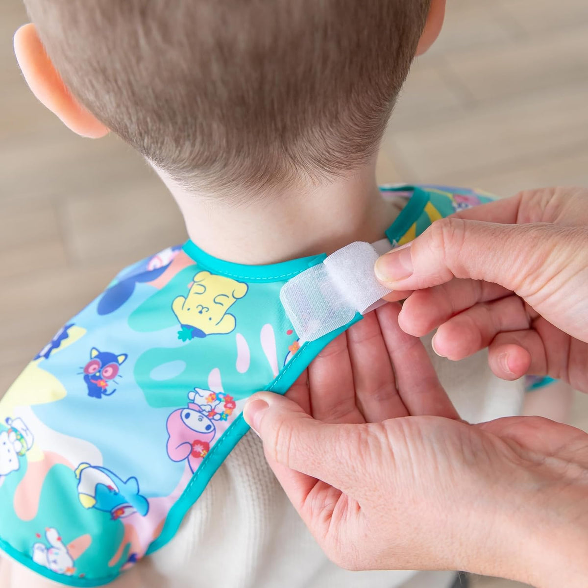 Bumkins Bibs - Toddler Bibs, Waterproof, Large for 1-3 Years, Short Sleeve