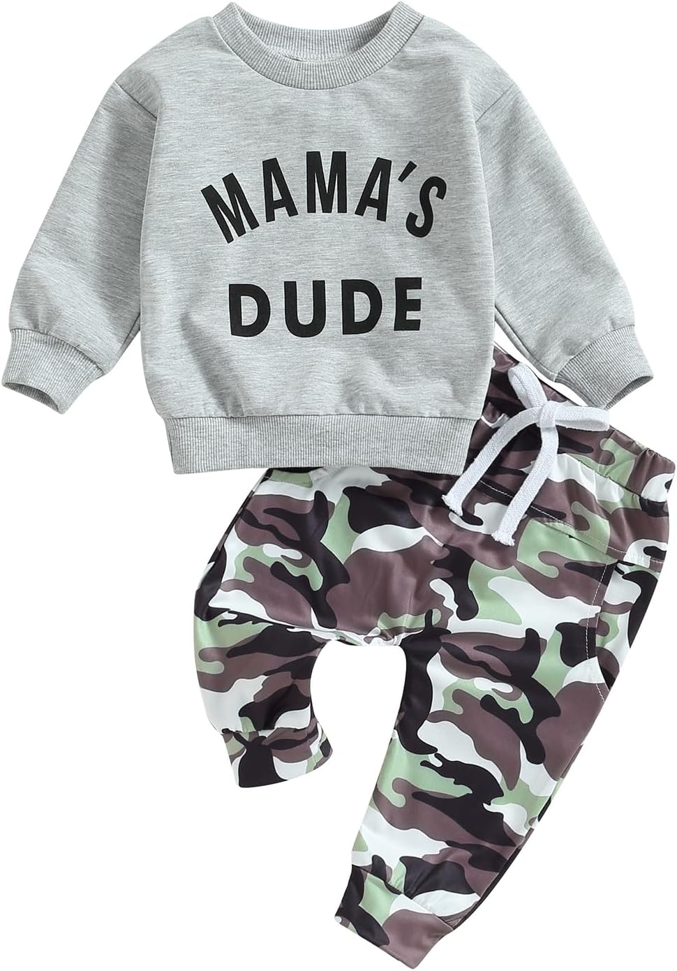 Baby Boy Clothes Fall 6 12 18 24 Months Football Long Sleeve Pullover Tops & Pant Sets Toddler