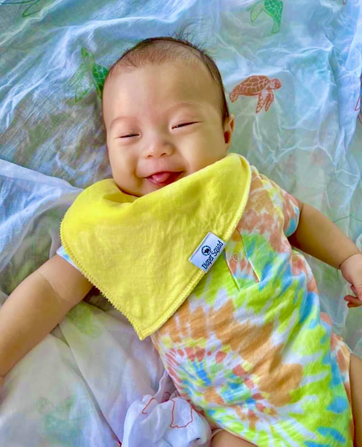 DiaperSquad's Baby Bibs for Drooling and Teething, Bibs for Boys, Baby Girl - Solid Cotton Baby