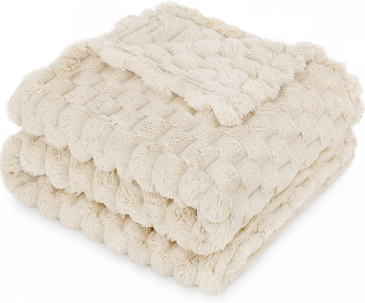 HOMRITAR Baby Blanket for Boys Girls 3D Flannel Fleece Fluffy Blankets for Baby Soft Plush