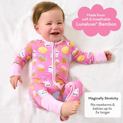 Little Sleepies Pajamas for Baby Boys & Girls, Viscose from Bamboo Baby Pajamas, Preemie & Newborn