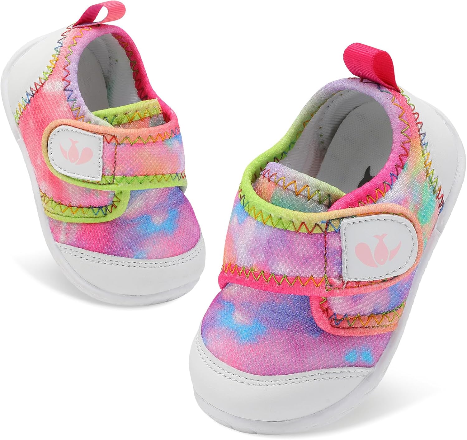 FEETCITY Baby First Walking Shoes Boys Girls Infant Sneakers Crib Shoes Breathable Lightweight Slip