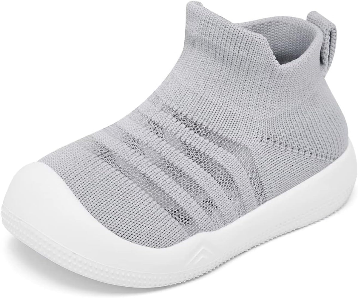 Eashi Baby Boy Girl Non-Skid Indoor Infant Walking Shoes Breathable Warm Elastic Sock Shoes with