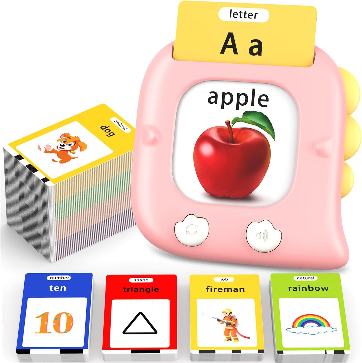 Kidzdo 520 Sight Word Talking Flash Cards, Christmas Birthday Gifts for 2 3 4 5 6 Year Old Girls