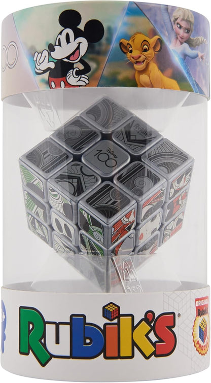 Rubik's Cube, Disney 100th Anniversary Metallic Platinum 3x3 Cube, Fidget Toys Adults, Mickey Mouse