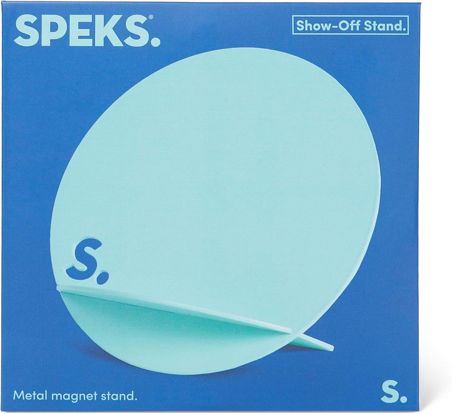 Speks Show Off Stand - Double Sided, Powder Coated Steel Magnetic Display Board - Mint - Magnets