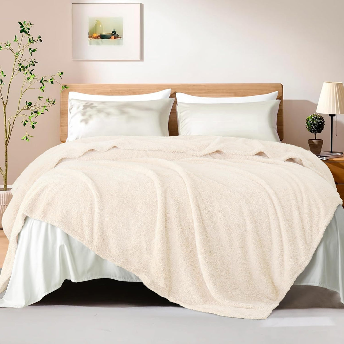 Exclusivo Mezcla Fleece Blanket for Couch, Soft and Cozy King Blankets for Women Men Girls Kids