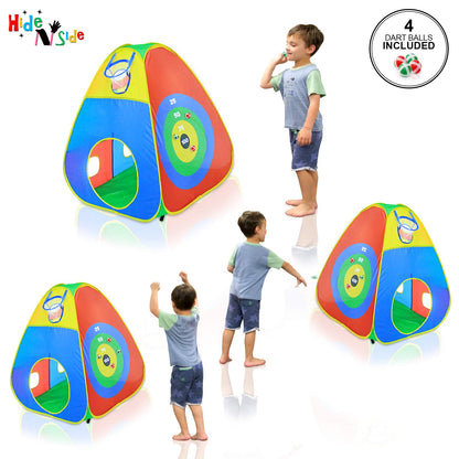 Hide N Side 5pc Kids Ball Pit Tents and Tunnels, Toddler Jungle Gym Play Tent with Play Crawl