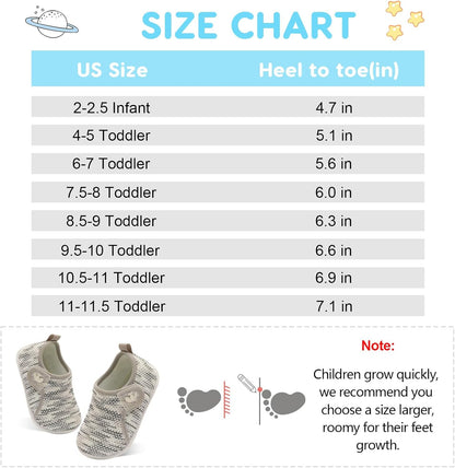 FEETCITY Toddler Walking Shoes Slip On Toddler Shoes Boys Girls Kids Sports Sneakers Casual School