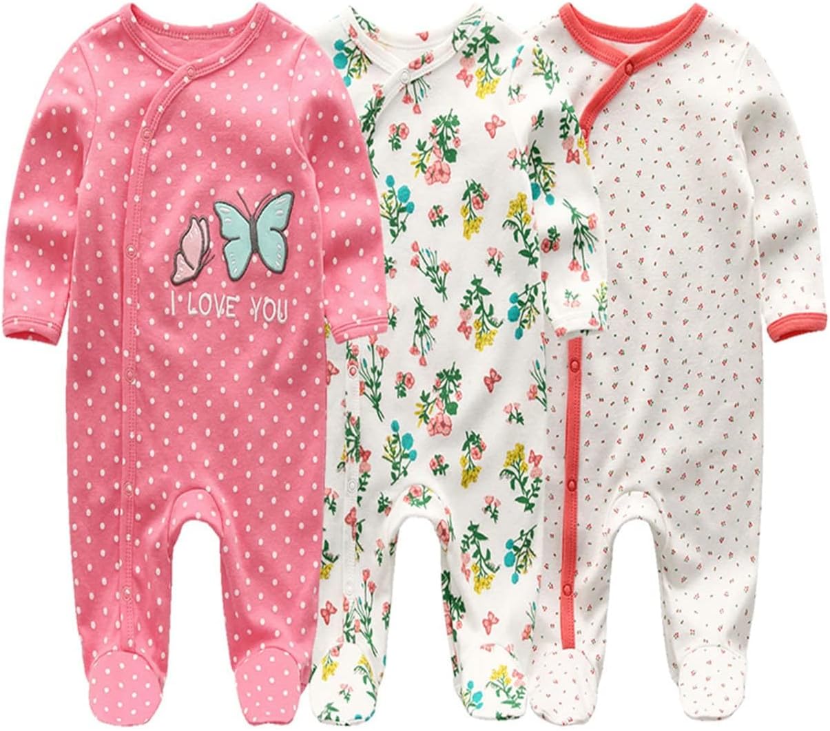 Newborn Layette Gift Set 27-Piece Baby Girl Clothes Bodysuits, Pants Essentials and Accessories
