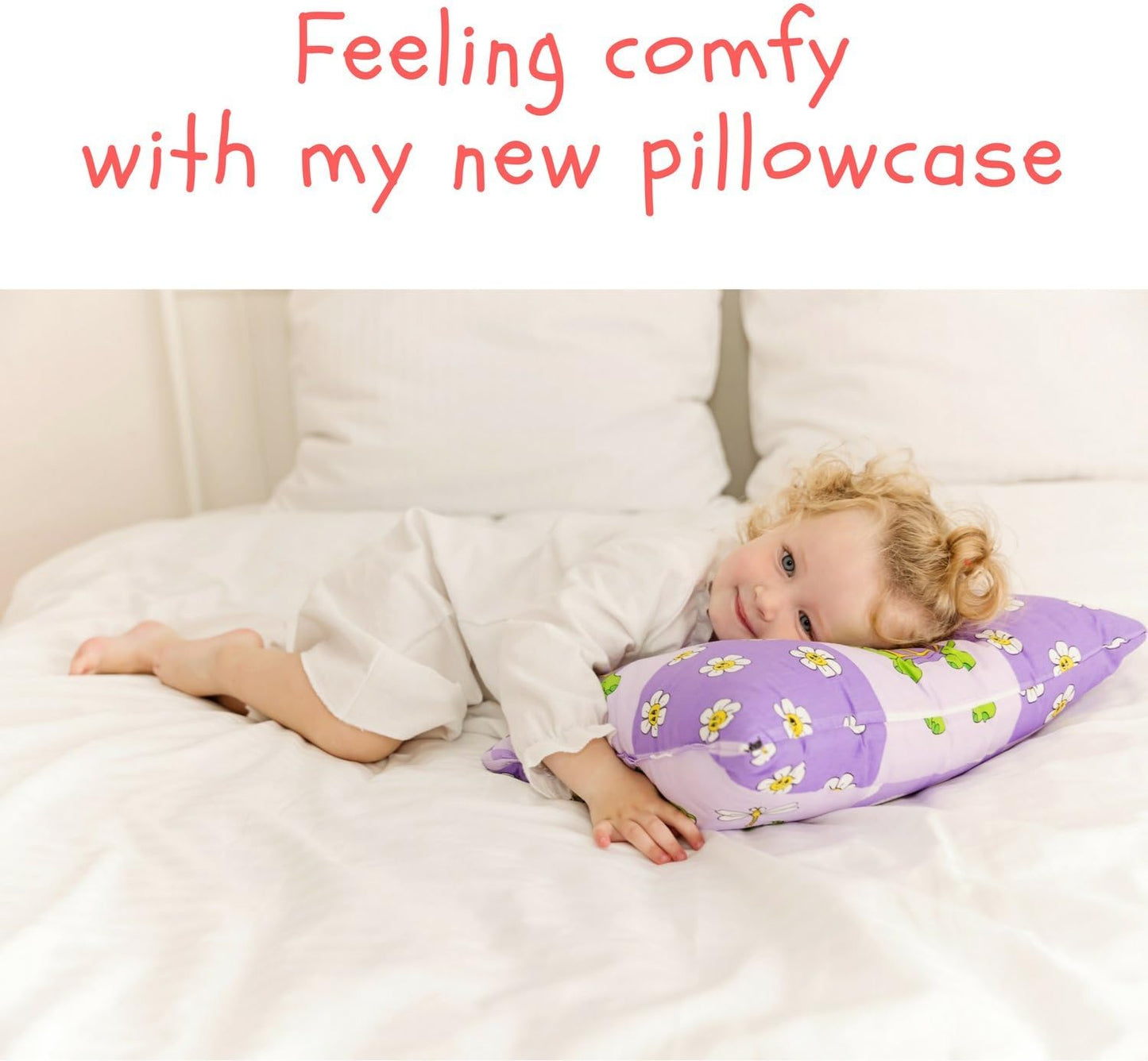 Toddler Pillowcase 13x18 by Comfy Turtles, 100 Natural Cotton, or Get a Smile from a Kid with Cute