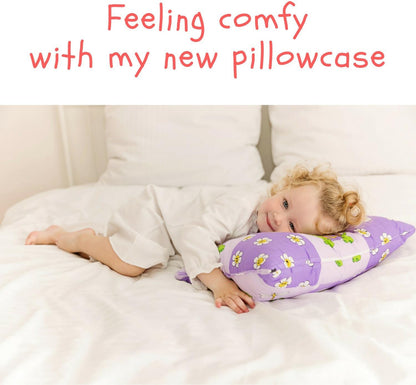 Toddler Pillowcase 13x18 by Comfy Turtles, 100 Natural Cotton, or Get a Smile from a Kid with Cute
