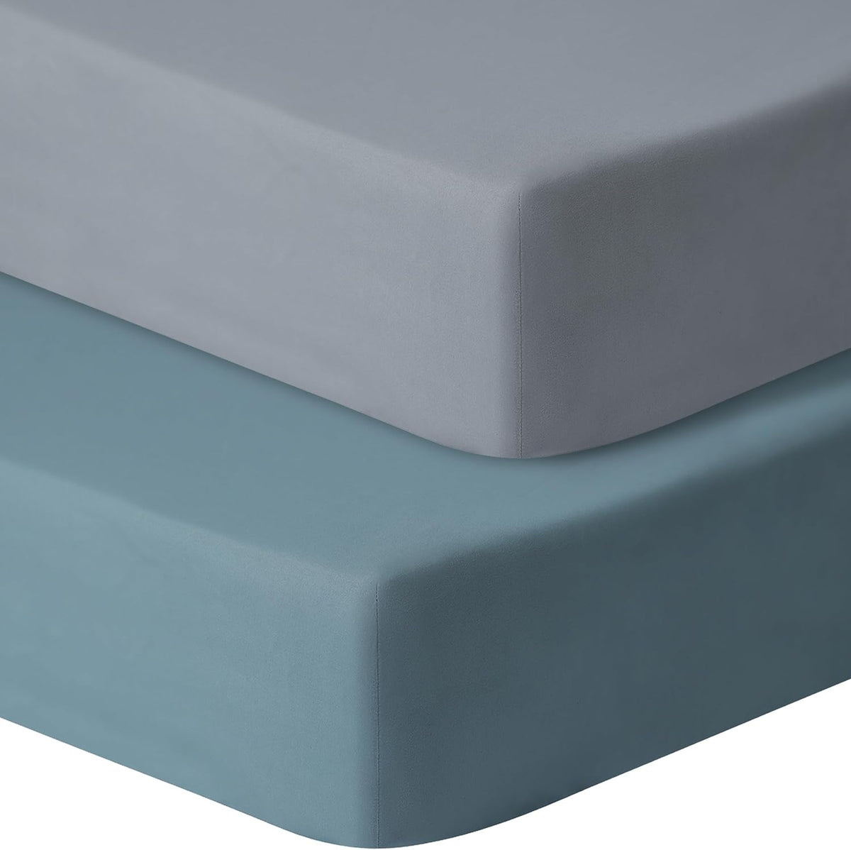 Baby Crib Sheets for Boys Girls, 2 Pack Fitted Crib Sheet for Standard Crib and Toddler Mattress
