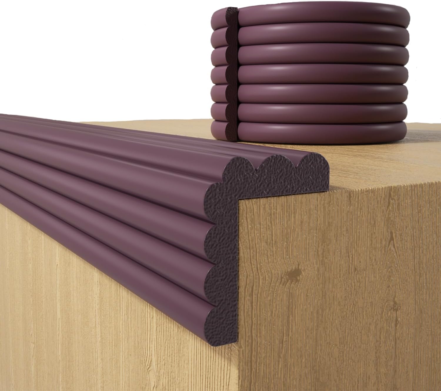 Baby Proofing Wall Corner Protector,Edge Guard Corner Protector,6.56ft Thinken Soft Corner