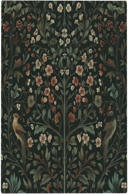 Light Switch Cover Plate Vintage Morris Colorful Flower Green Leaf 1 Gang No Device Blank