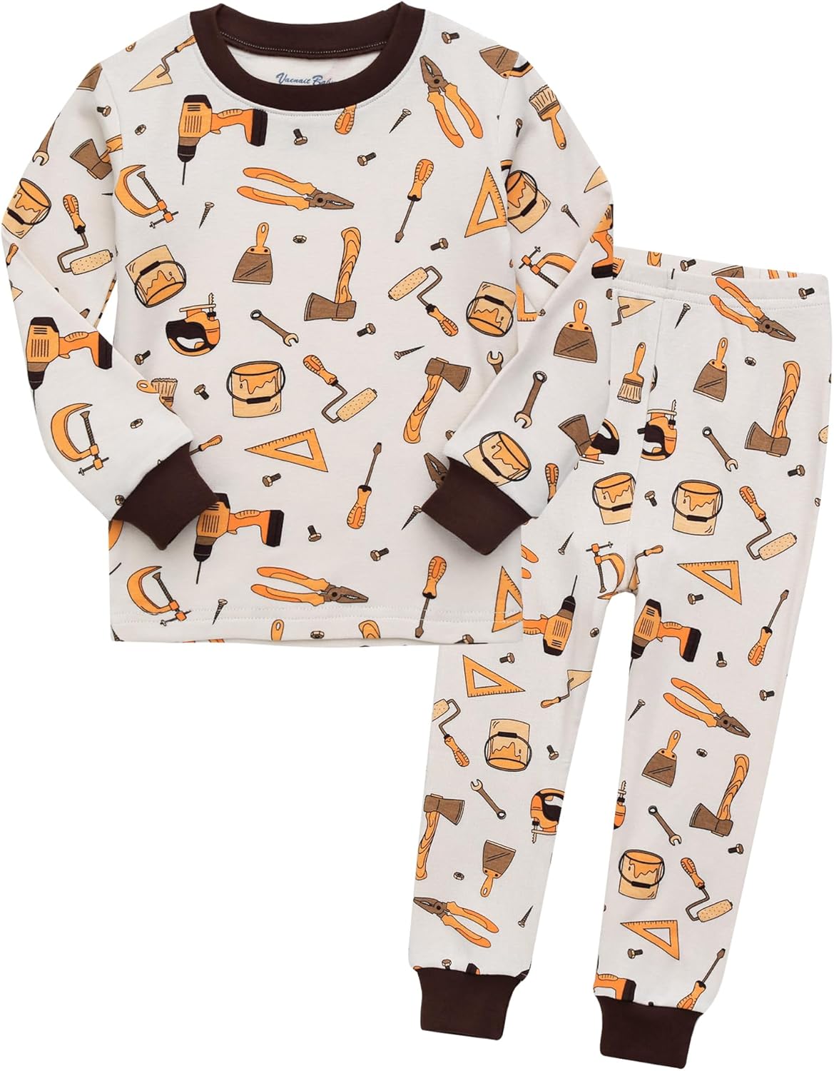 VAENAIT BABY 6M-12Y Kids Unisex Girls & Boys Soft Comfy Modal Tencel Sleepwear Pajamas 2pcs or 4pcs