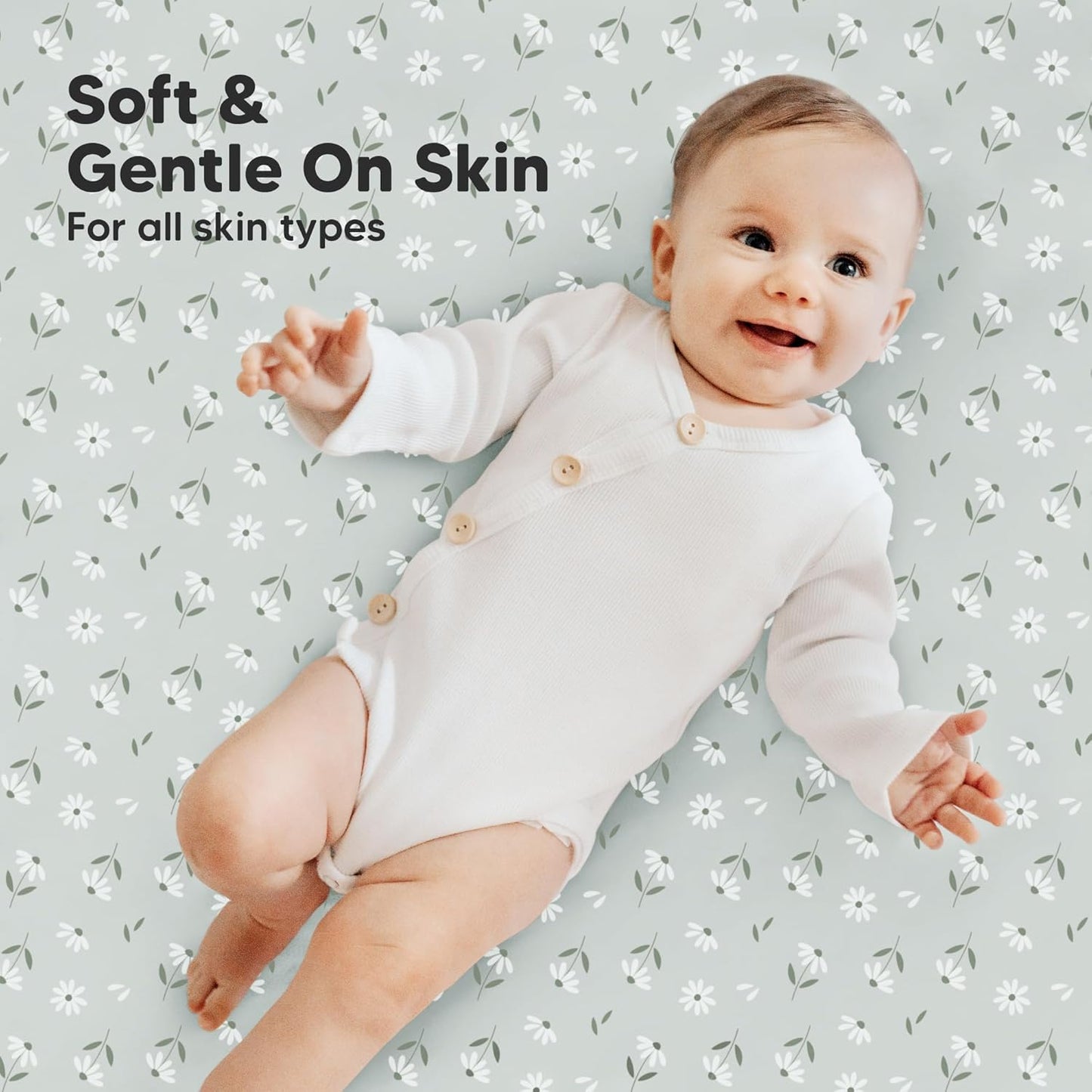 2-Pack Mini Crib Sheets Fitted - 38x26 Pack N Play Sheets for Pack and Play Mattress, Organic