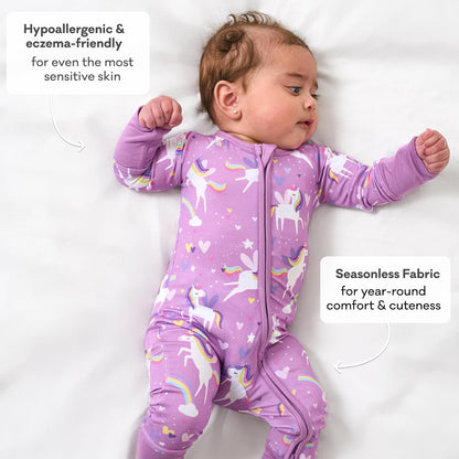 Little Sleepies Pajamas for Baby Boys & Girls, Viscose from Bamboo Baby Pajamas, Preemie & Newborn