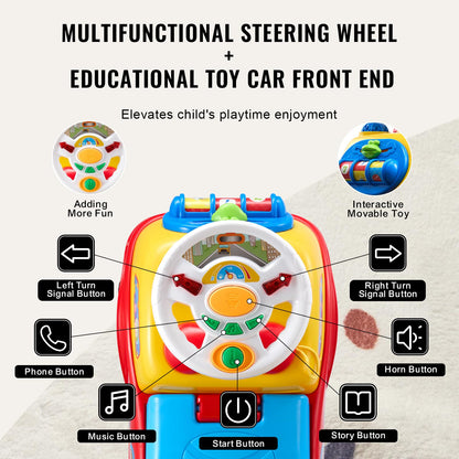 VEVOR Ride On Push Car for Toddlers, Ages 19+ Months, Ride Racer, Sit to Stand Toddler Ride On Toy
