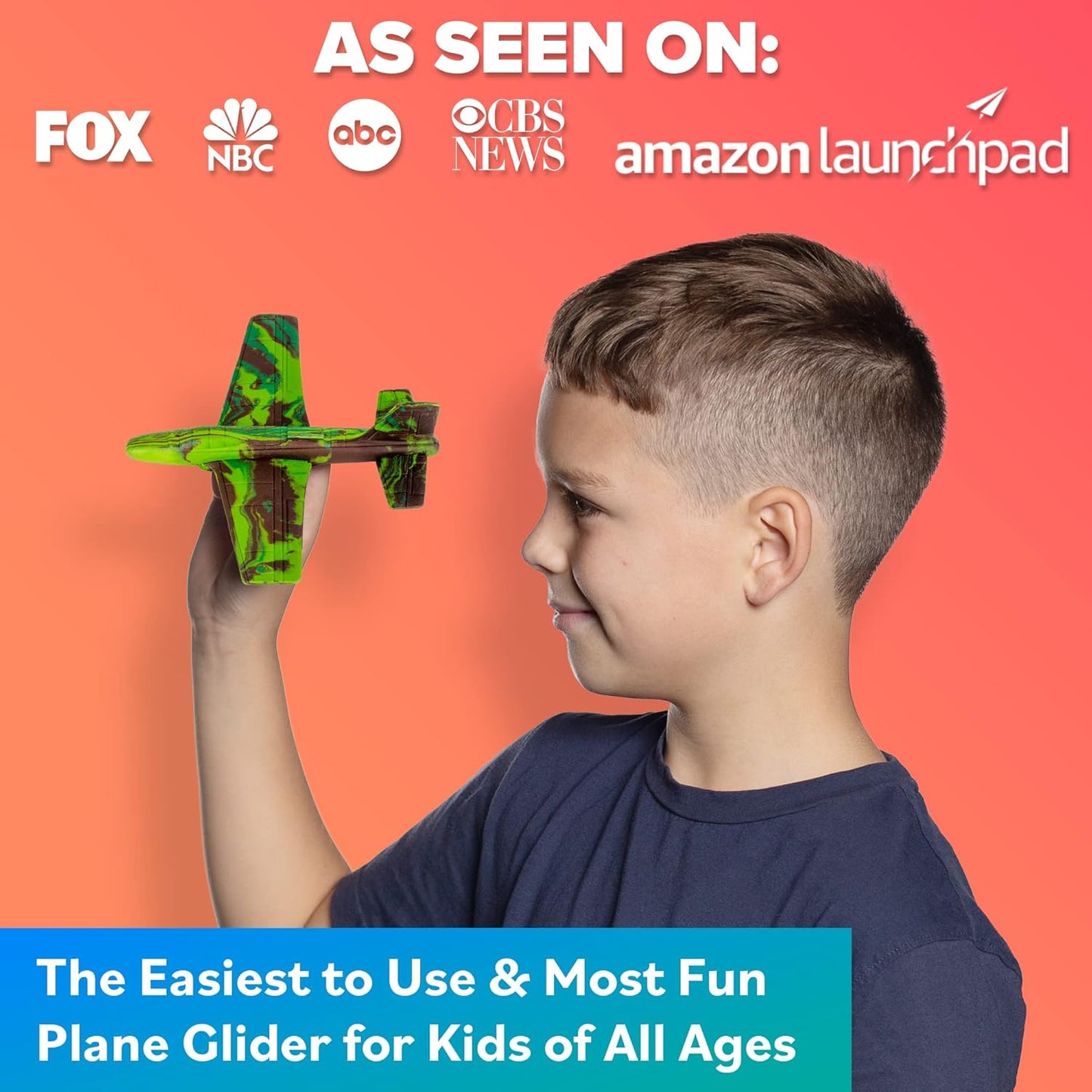 Stocking Stuffer Gifts For Boys&Girls: Foam Airplane Toy Glider Plane Styrofoam Airplanes for Kids.