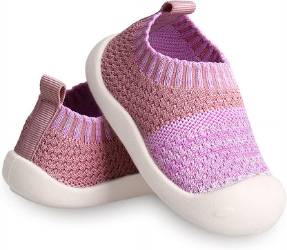 Baby First-Walking Shoes 1-4 Years Kid Shoes Trainers Toddler Infant Boys Girls Soft Sole Non Slip
