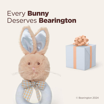 Bearington Collection Baby Lil' Bunny, 5.5 in Plush Bunny Rabbit Stuffed Animal, Soft Baby Rattles