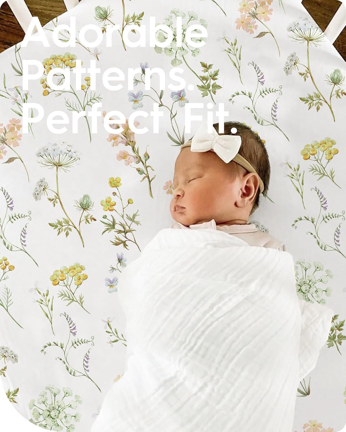 Crib Sheets for Boy Girl, Premium Soft Butterfly Crib Mattress Fitted Sheet, Ultra Breathable Baby