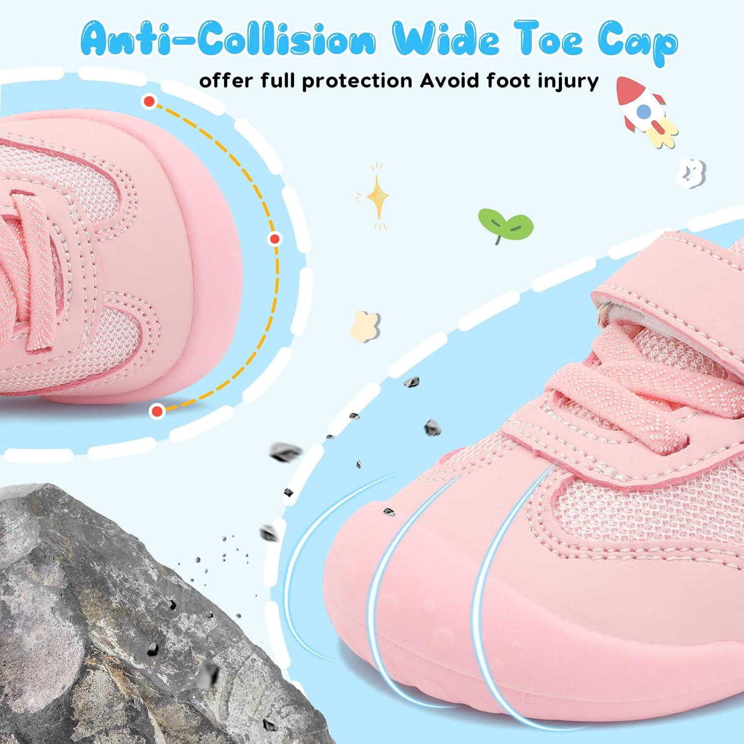 Scurtain Baby Shoes Boy Girl First Walking Shoe Infant Crib Breathable Sneakers Lightweight