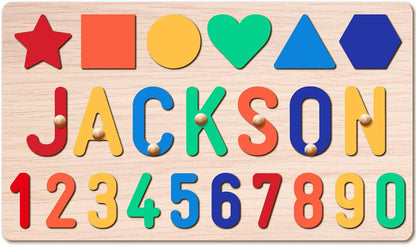 Personalized Name Puzzle for Kids, Personalized Baby Gifts Name Puzzles for Toddlers 1-3, 1st