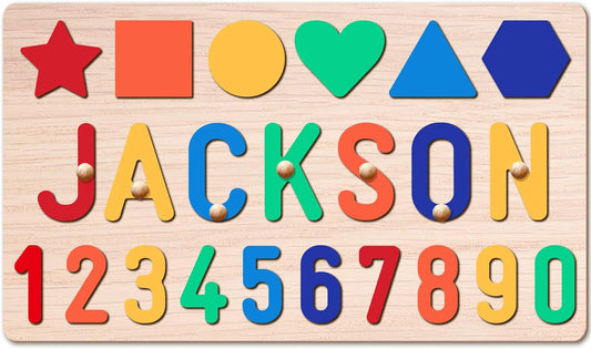 Personalized Name Puzzle for Kids, Personalized Baby Gifts Name Puzzles for Toddlers 1-3, 1st