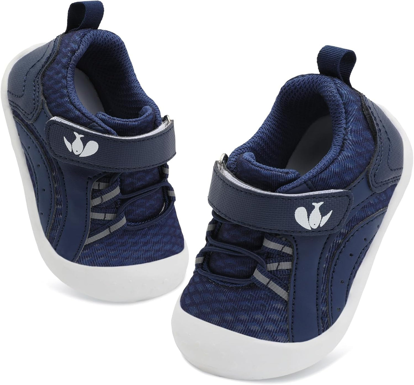 FEETCITY Wide Baby Shoes Boys Girls Baby Barefoot Shoes Breathable Infant Walking Shoe Crib Sock