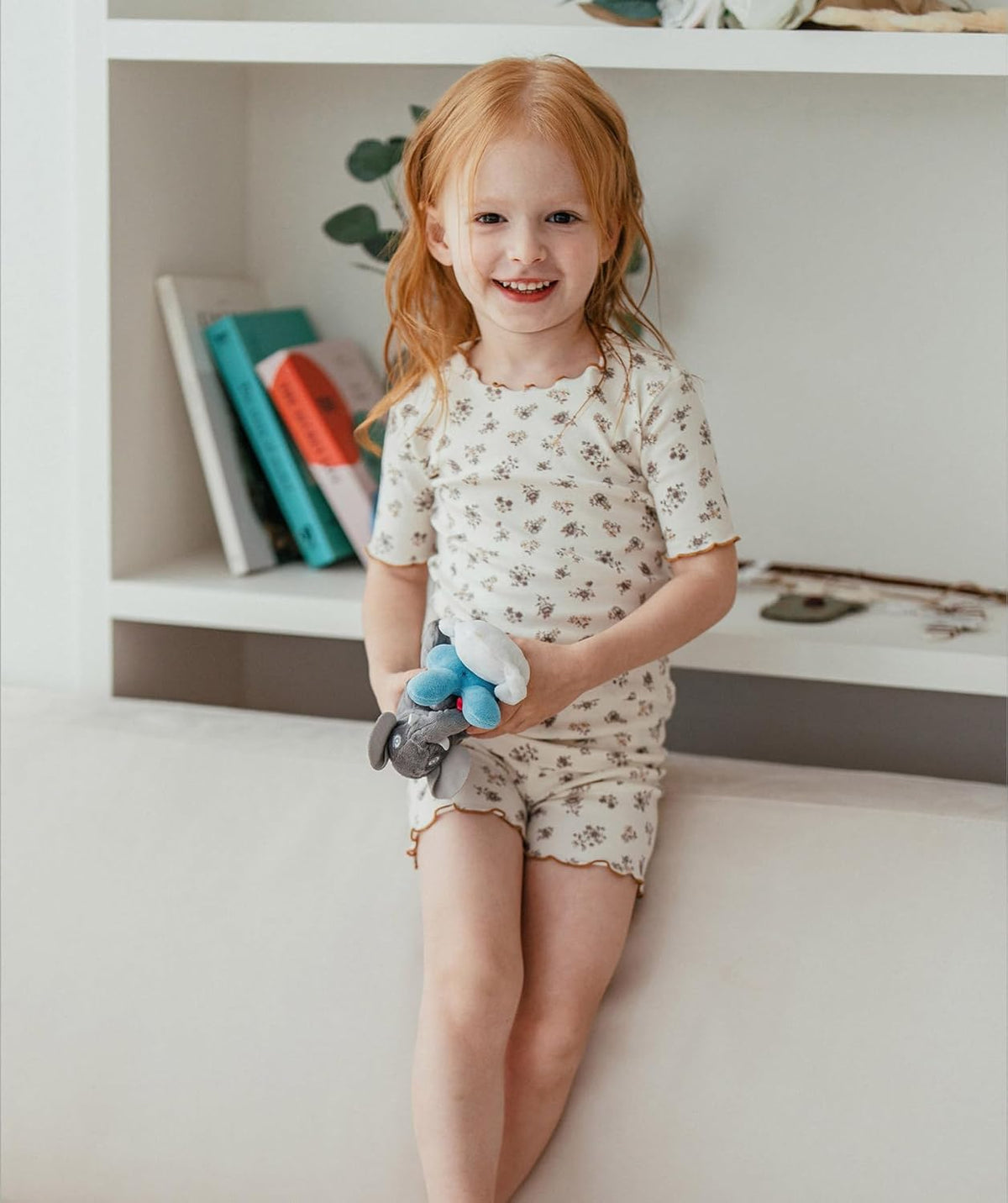 AVAUMA Baby Boy Girl Pajama Set 6M-7T Kids Cute Toddler Snug fit Flower Pattern Design Pjs Cotton