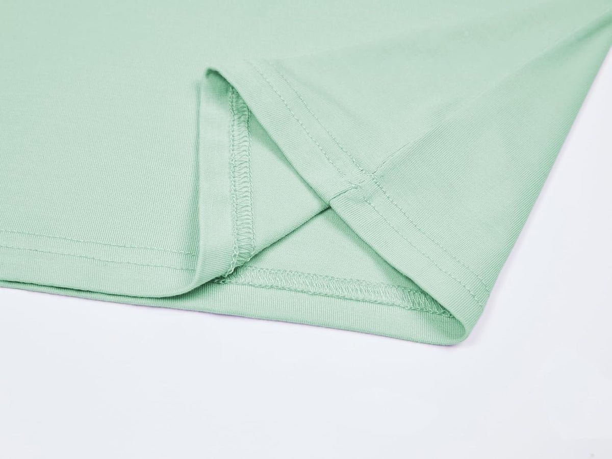 BABY 2T-10Y Toddler Kids Girls Boys Soft Comfy Viscose 2pcs Set Long Sleeve Plain Shirts and Pants