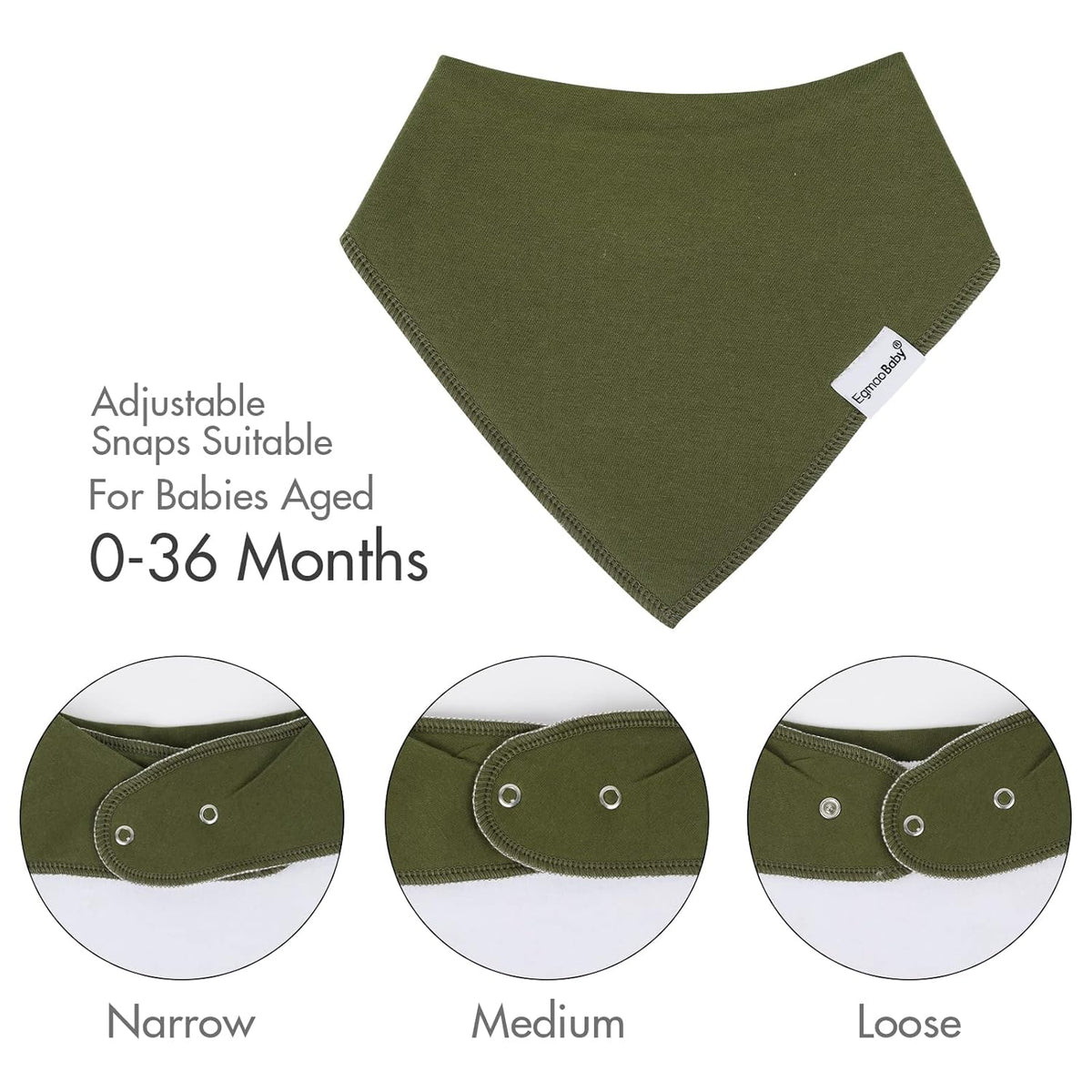 Baby Bandana Drool Bibs for Boys Girls,Super Absorbent Triangle Baby Bibs for Drooling and