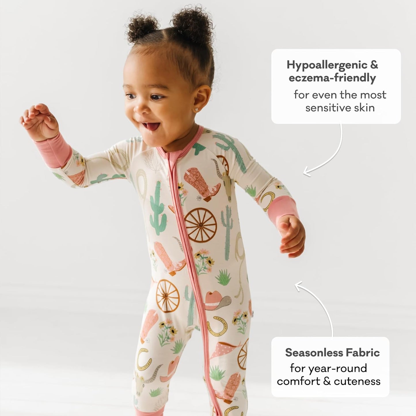 Little Sleepies Pajamas for Baby Boys & Girls, Viscose from Bamboo Baby Pajamas, Preemie & Newborn
